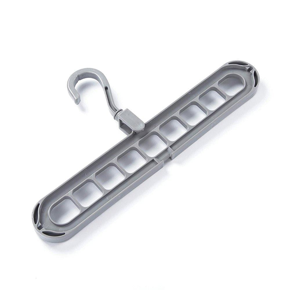 Hole Plastic Hanger Hanging Hook Indoor Wardrobe Clothes Organization Storage Balcony Windowsill Suit Racks
