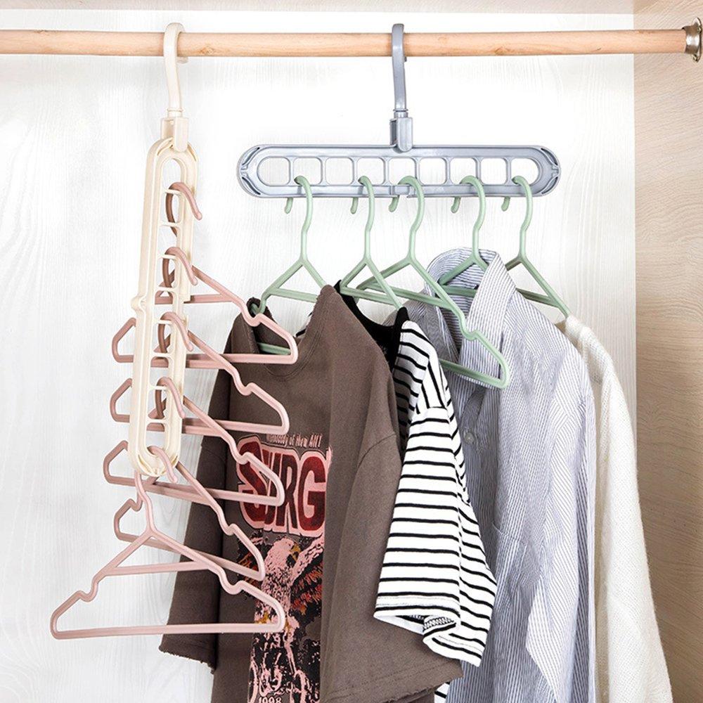 Hole Plastic Hanger Hanging Hook Indoor Wardrobe Clothes Organization Storage Balcony Windowsill Suit Racks