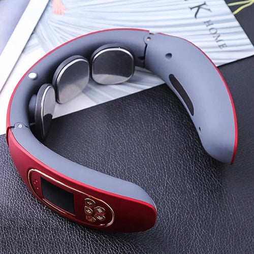 3 Heads Smart Electric Neck And Back Pulse Massager