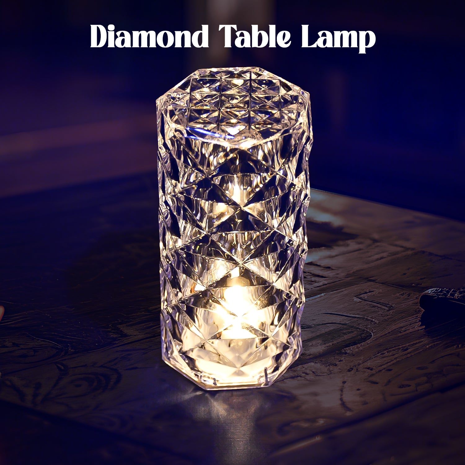 Diamond Table Lamp Candles