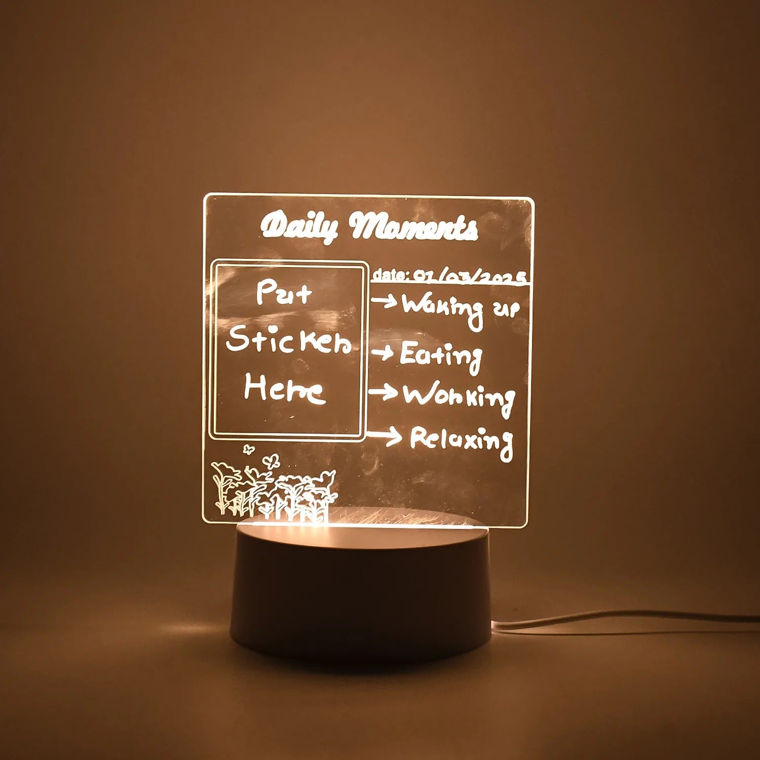 Creative Keeps Notes Drawing Table Lamp