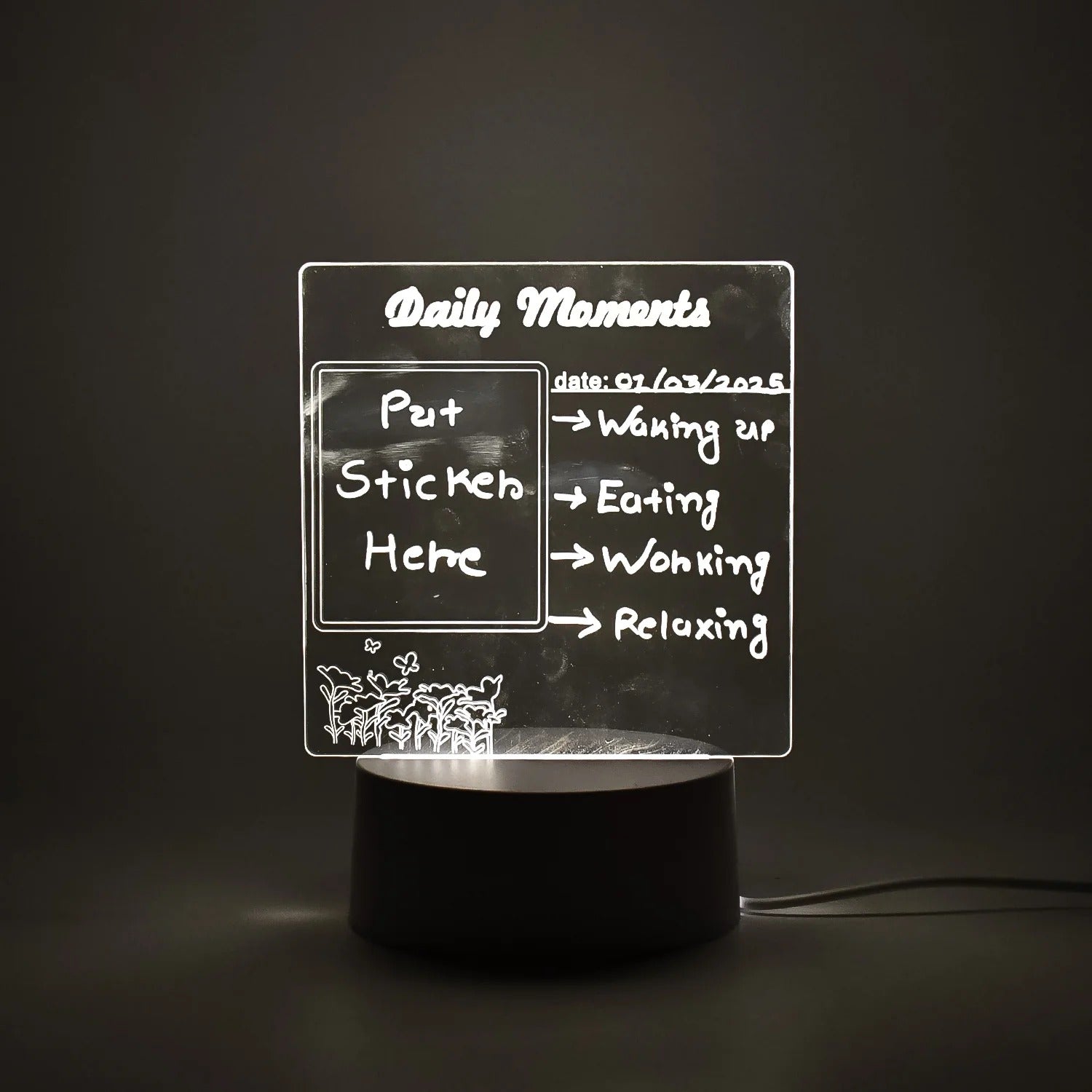 Creative Keeps Notes Drawing Table Lamp